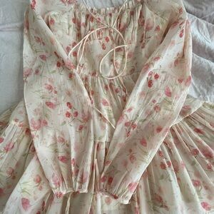 Floral Long Sleeve Dress